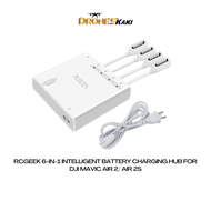 RCGEEK 6-in-1 Intelligent Battery Charging Hub for DJI Mavic Air 2/ Air 2S