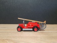 正英國製合金LLEDO古董倫敦消防車