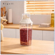 [Eigell] Rice Container, Cereal Container with Measuring Cup And Pouring Spout, Sugar And Cereal.