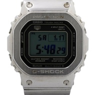 卡西歐 G-SHOCK 全金屬 5000 系列 GMW-B5000D-1JF 黑色銀色不銹鋼男士數位手錶
