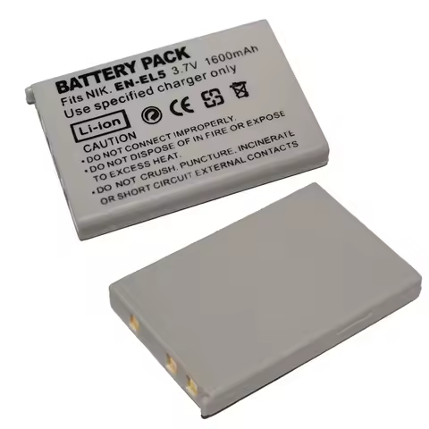 1Pcs 3.7v 1600mAh EN-EL5 Camera Battery for Nikon Coolpix P4 P80 P90 P100 P500 P510 P520 P530 P5000 