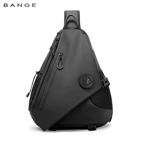 bange Men's single shoulder fashion light crossbody men's waterproof large capacity chest bag leisur