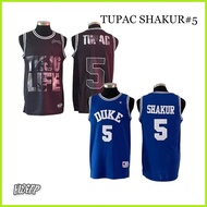 ❁ ✢ ✌ Duke 5 Tupac Shakur Iconic Basketball Jersey