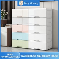 【Cabinet Home】36cm Multi Layer Plastic Drawer Storage Cabinet Wardrobe Almari Baju Murah Clothes Cab