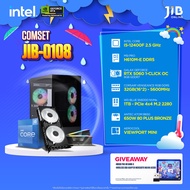 COMPUTER SET JIB-0108 คอมประกอบ INTEL I5 12400F / RTX5060 8GB / H610M / 32GB DDR5