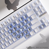 [Sun Order Exchange] Forwarder Cat Cat Love Heart Keycap Suitable for X87/ES68/X98 Fog Transparent B