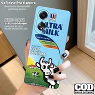 OPPO A58 4G 2023 Case - AIRO CASE - Latest OPPO A58 4G Softcase - Tpu Silicone - Pro Camera - Macara