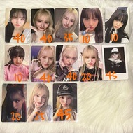 IVE 小卡 特典 Yujin Gaeul Rei Wonyoung Liz Leeso 秋天 李瑞 After Like Love Dive Eleven I am Season’s Greetin