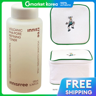 INNISFREE(Innisfree) | โทนเนอร์ Innisfree Jeju Volcanic Pore ขนาด 170 มล. พร้อมกระเป๋าเครื่องสำอางสี