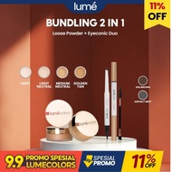 Lumecolors Loose Powder + Eyeconic Lumecolors Multifunction Package