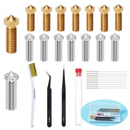 Manufacturer3d Printer Brass E3D Nozzle Stainless Steel Crater Spray Head Large Aperture Lengthened 