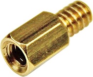StarTech.com 6-32 Brass Motherboard Standoffs for ATX Computer Case - 15 Pack (STANDOFF632)