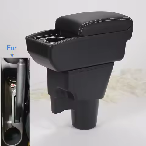 For Kia Picanto Armrest Box For Kia Picanto 3X-Line Car Armrest Auto Storage Box Cup Holder Dedicate