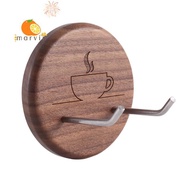 Espresso Portafilter Wall Rack Coffee Portafilter Wall Rack Holder with Stainless Steel Hooks Suitab