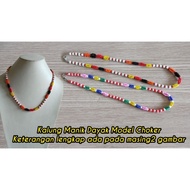 Bead Necklace/dayak Necklace/dayak Bead Necklace/Bead Necklace/kalimantan dayak Necklace/dayak Ethnic Necklace/kalimantan dayak Accessories/dayak Bead Ethnic Necklace/dayak Special Necklace/kalimantan Special Bead Necklace/ Flower Bead Necklace