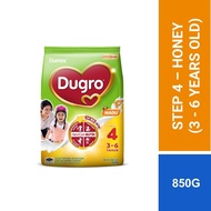 Dumex Dugro Step 4 Honey/Madu Growing Up Milk Formula 3-6 years (850g) (Susu, Milk Powder, 奶粉)