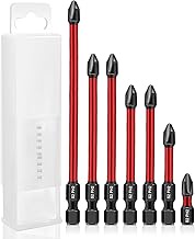 MonkeyKingBar Impact Phillips Bits – 7-Piece Set Made of Premium S2 Steel, Magnetic Screwdriver Bits
