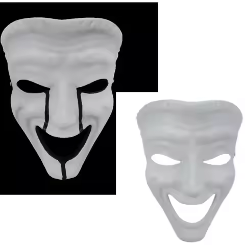Anime SCP-035 Possessive Mask Cosplay Costume Resin Masks Cartoon Adult Unisex Halloween prop Xmas G
