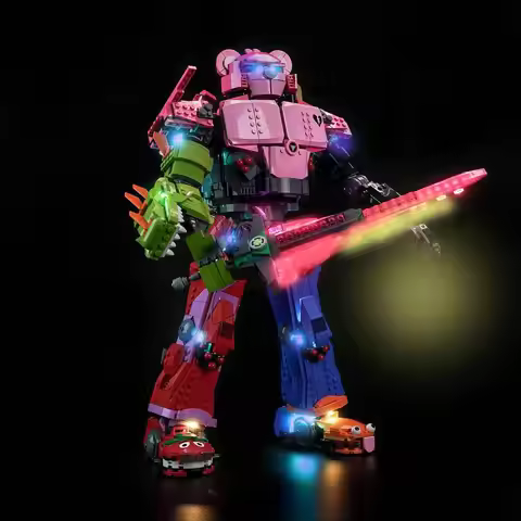 (No LEGO, Just Light) USB Lights Set for Lego 77078 Fortnite Mecha Team Leader