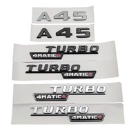 premium-3d ABS Car Emblems and Letters for Mercedes A45 AMG W176 W177 Accessories