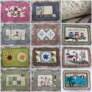 100%cotton Alas kaki Patchwork / Floormat (40cm x 60cm / 50cm x 50cm)