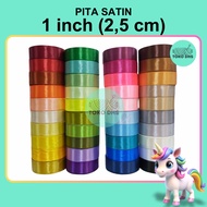 1 inch (2.5 CM) Satin Ribbon 1" 2.5cm Satin Ribbon/