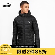 PUMA彪马官方 羽绒服男短款秋冬男子可收纳连帽轻薄羽绒外套 PWRWARM 580902 黑色-01  XL(185/104A)