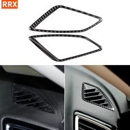 Real Carbon Fiber Sticker   For Mazda3 Mazda 3 Axela BM BN 2014-2018 Car Accessories Carbon Fiber Interior Dash AC Air Vent Outlet Frame Decor Cover Sticker