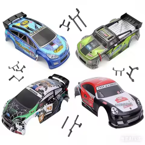WLtoys 284010 RC Car PVC Body Shell Clear Unpainted DIY Decoration Upgrade for 1/28 K969 K989 Mosqui