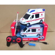 1:18 SCALE Remote Control Ambulance Toys Vehicle WITH SOUND & LIGHT