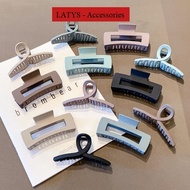 LATYS hottrend Korean crab claw hairpin for beautiful women, large size - bag cute hair bun with 3 t