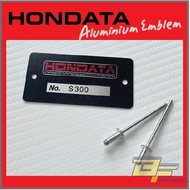 Emblem Hondata Aluminium Emblem JDM