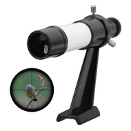 5X Astronomical Telescope Finder Scope with Inline Base Stand 5x24 Portable Crosshair Finderscope