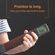 Pocket Guitar, Left Hand Portable 6 String Guitar Trainer Guitar Finger Guitar Chord Presser Accesso