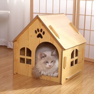 ♨Doghouse Four Seasons Universal House-Type Cat House Removable Dog House Dog Cage Cat House Cat Villa Large, Medium and