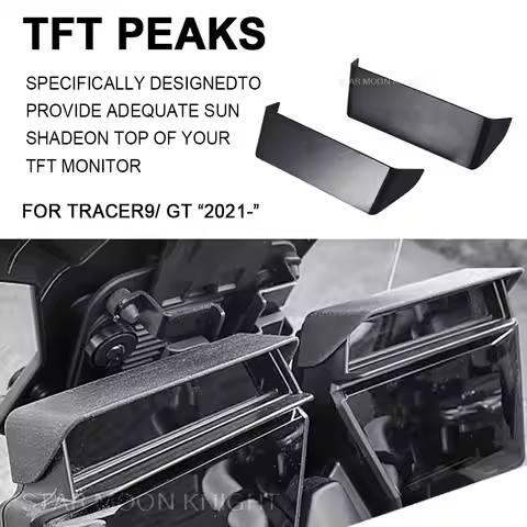 Motorcycle For Yamaha Tracer 9 Tracer9 GT 2021 2022 2023 - Accessories TFT Peaks Instrument Hat Sun 