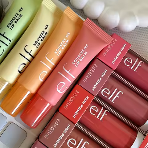Elf Fashion Transparent Fruit Flavor Lip Glaze Moisturizing Shine Plumping Liquid Lipstick Hydrating