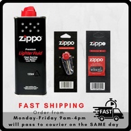 Original Zippo Lighter Starter Kit included Zippo Fluid Flint and Wick