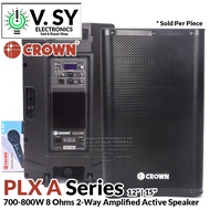 2023 Original CROWN PLX A Series 12 | 15 Inches Amplified Active PA Portable Audio Sound Speaker System 700W 800W PLX-12A PLX-15A PLX 12A 15A 12in 15in 700 800 watts Portable Trolley USB SD Bluetooth tags: kevler konzert 12" 15"