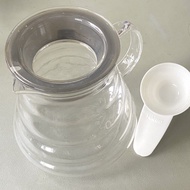 Coffee Server + Hario measuring spoon 雲朵咖啡壺 手沖咖啡玻璃壺 + Hario 量匙