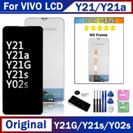 Original For Vivo Y01 Y02s Y21a Y21G LCD Display Touch Screen Digitizer Replacement For Vivo Y21 V21