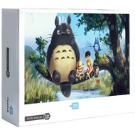 Ready Stock MY NEIGHBOUR TOTORO Jigsaw Puzzles 1000 Pcs Jigsaw Puzzle Adult Puzzle Creative Gift Super Difficult Small Puzzle Educational Puzzle