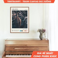 Wall paintings, Oil Paint, Atlanta Wall Art, Atlanta Poster, Atlanta Photo, Atlanta Wall Decor, Geor