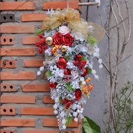 CT19 With Christmas Decorative Rose Pine Chandelier