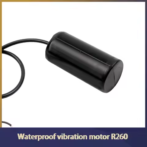 R260 4300RPM Cylindrical Vibration Motor Waterproof Vibration Motor DC 5V-12V DC Frog