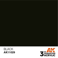 AK Interactive 3rd Generation Acrylic AK11029 BLACK – INTENSE