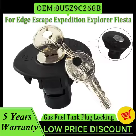 For Ford Focus F150 Explorer Escape Mustang Fusion Lincoln MKT Gas Fuel Tank Plug Locking Cover Cap 