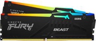 金士頓 FURY Beast 獸獵者 DDR5 5600 16GB RGB 桌上/超頻  KF556C36BBEA-16