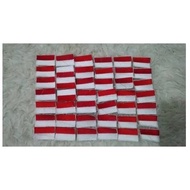 MERAH Red and White Bed Emblem Red and White Embroidered Bedge Bet Flag 3x5cm | FADHILAH SHOP BJB