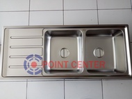 Termurah Igm Ib-S12050D Kitchen Sink Bak Cuci Piring 2 Lubang Sayap